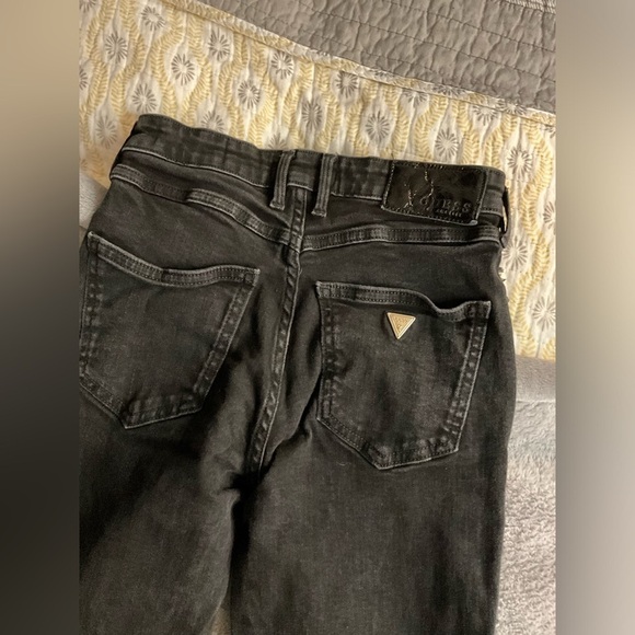 Guess 1981 Skinny High Black jeans size 26 - Picture 6 of 8